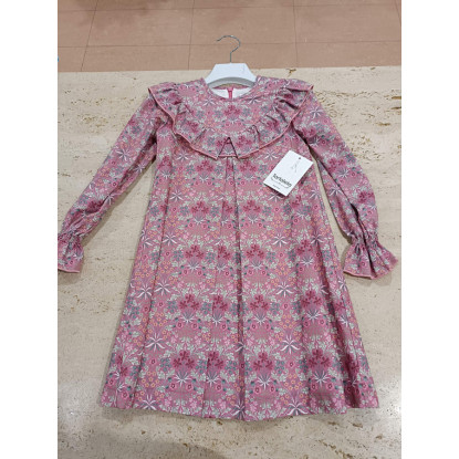 Vestido Flores Rosa