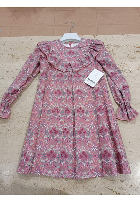 Vestido Flores Rosa