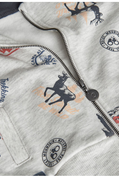 Chaqueta Felpa Estampada West