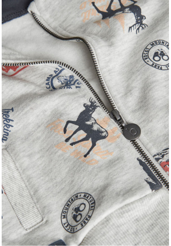 Chaqueta Felpa Estampada West