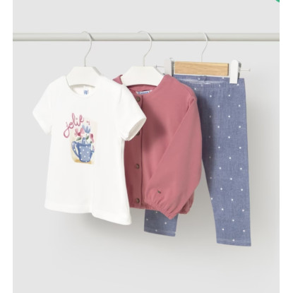 Conjunto Leggins 3p Colorete