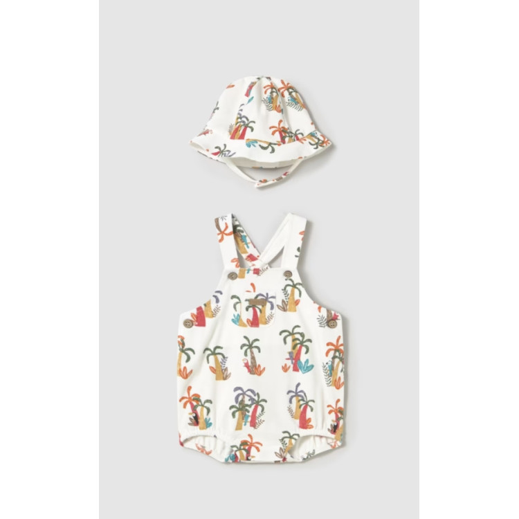 Peto 2p Estampado Palmeras 