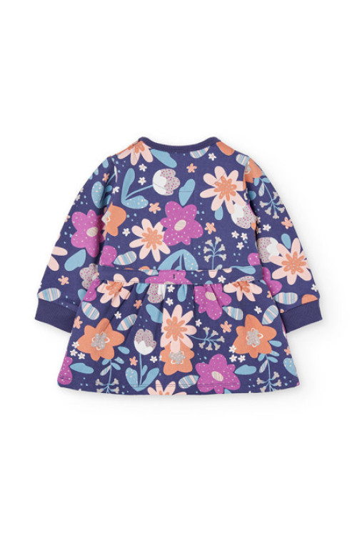 Vestido Felpa Flores