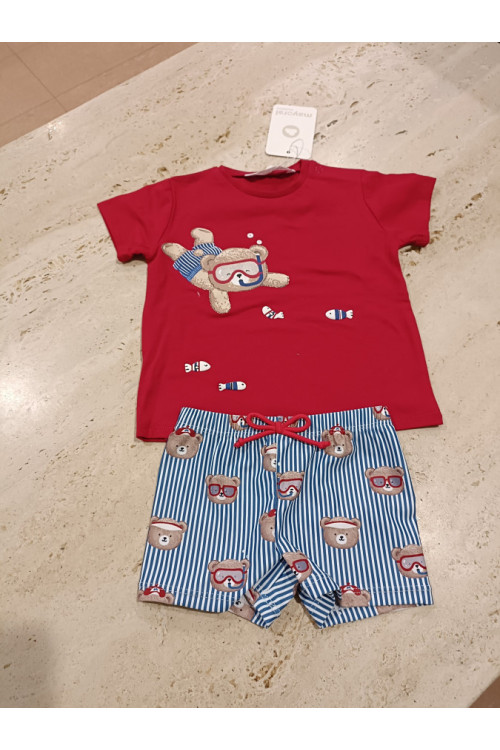Conjunto Baño 2p Rojo