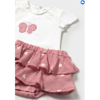 Conjunto 2p Mariposas Hibiscus