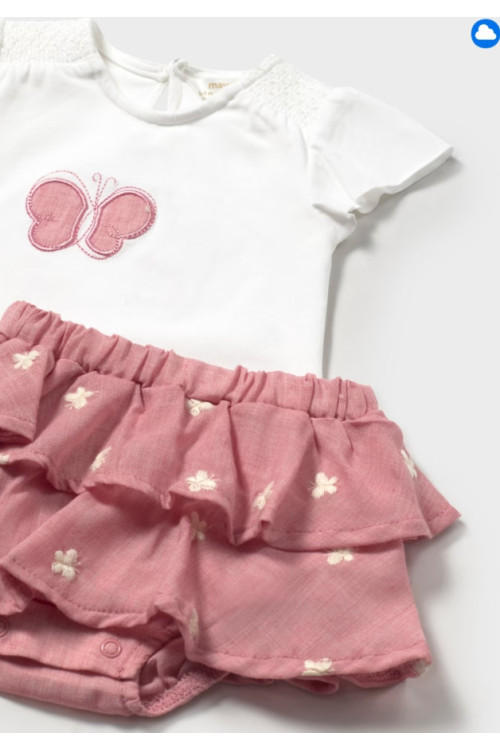 Conjunto 2p Mariposas Hibiscus