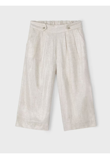 Pantalón Largo Lino Brillante