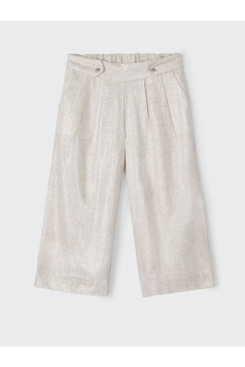 Pantalón Largo Lino Brillante