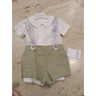 Conjunto 3p Peto Ceremonia Verde