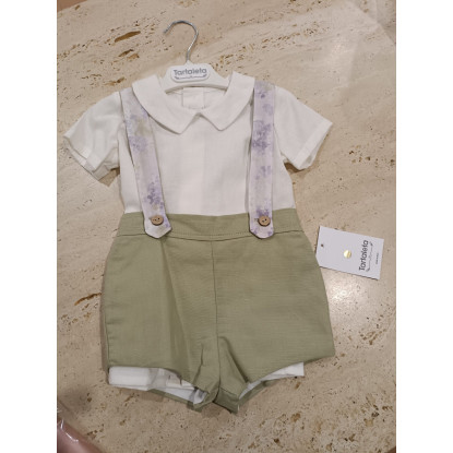 Conjunto 3p Peto Ceremonia Verde
