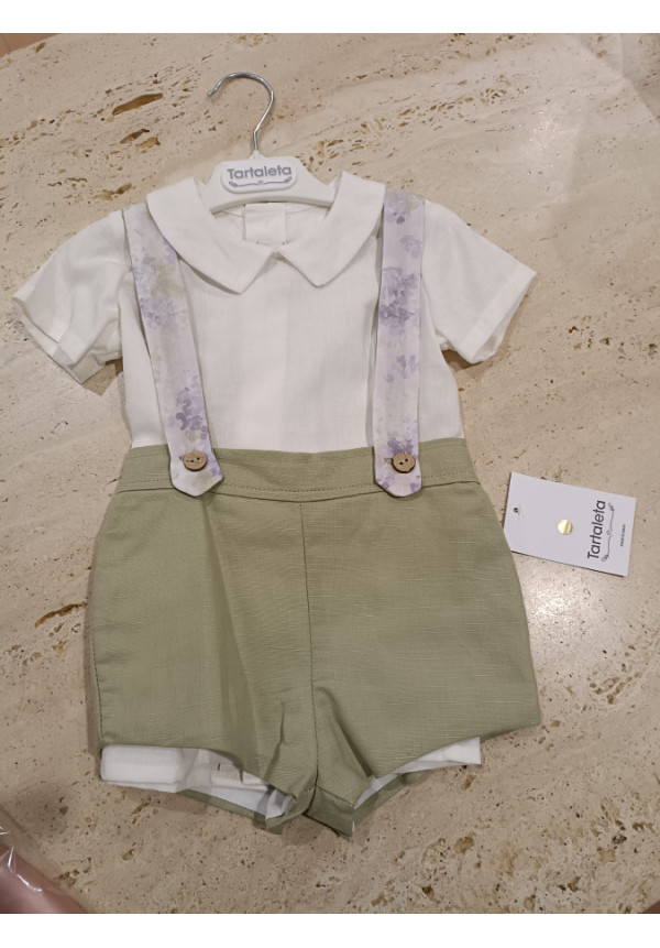 Conjunto 3p Peto Ceremonia Verde