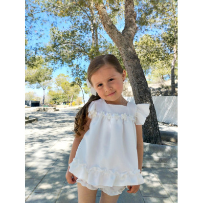 Vestido 2p Blanco Ibis Bebé