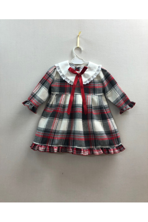 Vestido Enterizo Tela Cuadros 