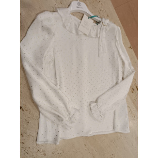 Blusa Puntos Dorados