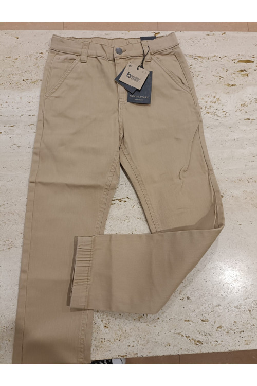 Pantalón Vaquero Jogger Almendra