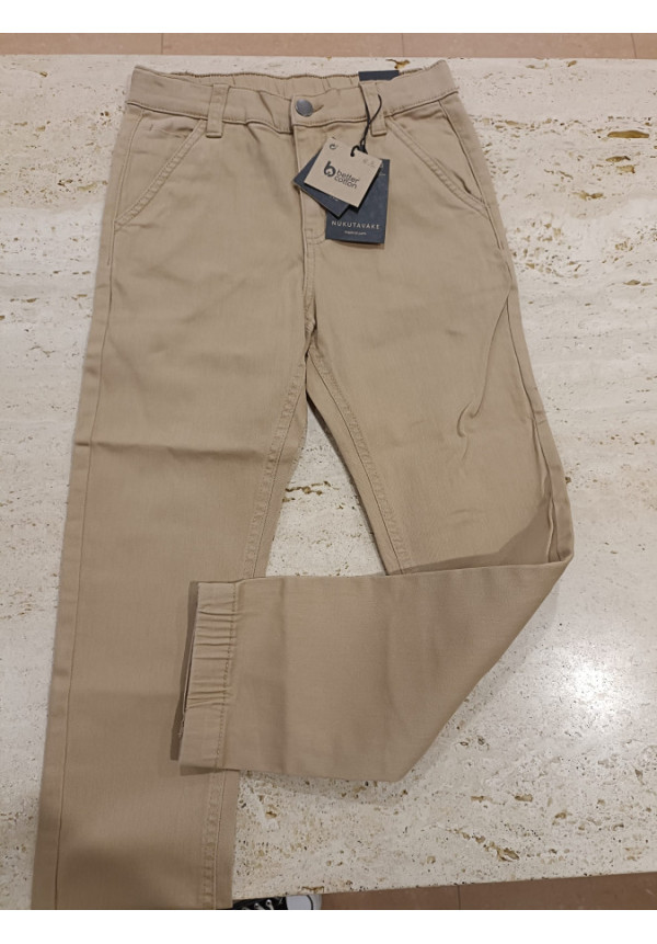 Pantalón Vaquero Jogger Almendra