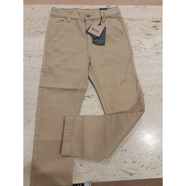 Pantalón Vaquero Jogger Almendra