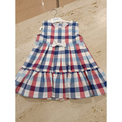 Vestido 2 Volantes Cuadros