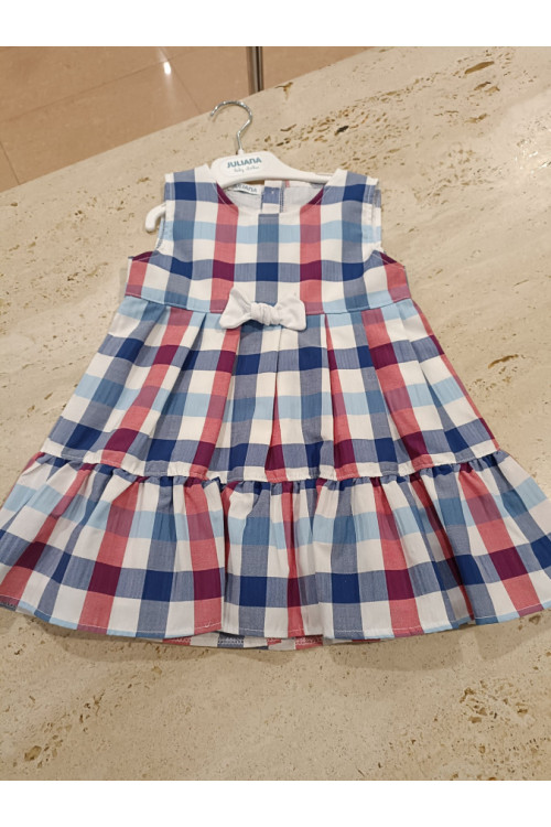 Vestido 2 Volantes Cuadros