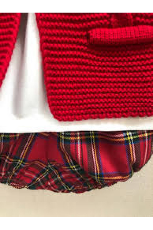 Conjunto 3p Cuadros Rojo