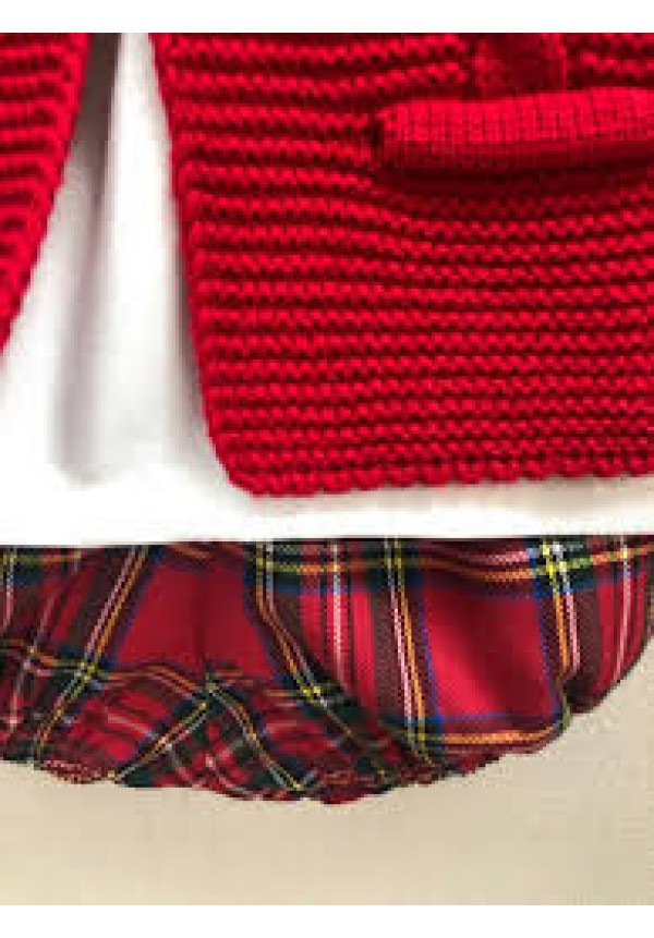 Conjunto 3p Cuadros Rojo