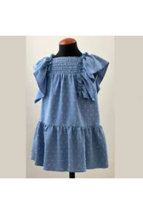 Vestido Plumeti Azul