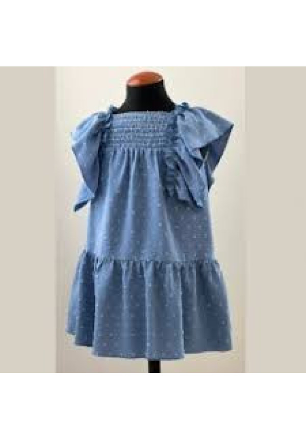 Vestido Plumeti Azul