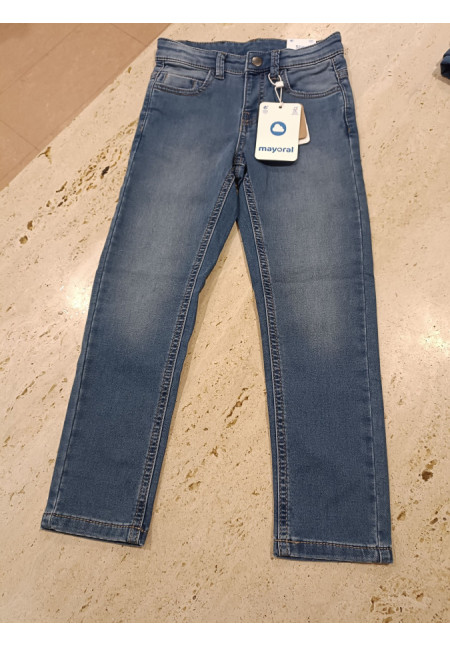 Pantalón Vaquero Slim Fit Azul Medio