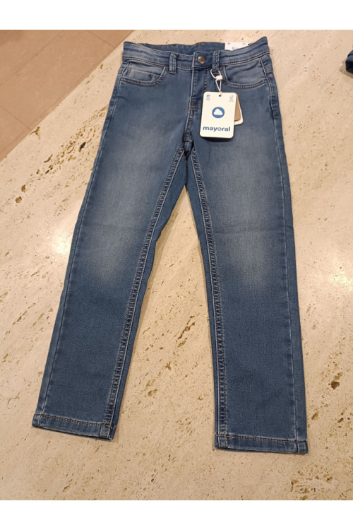 Pantalón Vaquero Slim Fit Azul Medio