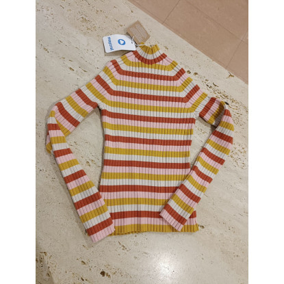 Camiseta Rayas Naranja