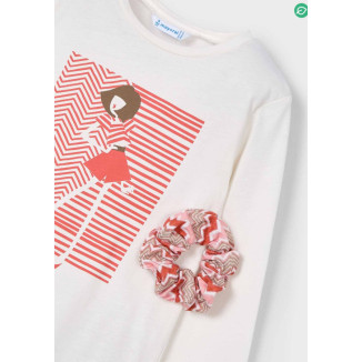 Camiseta M/L + Coletero Hueso