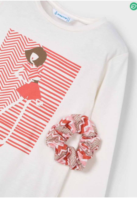 Camiseta M/L + Coletero Hueso