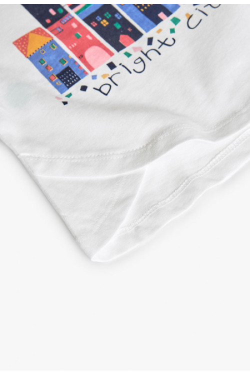 Camiseta Estampada Cuadritos