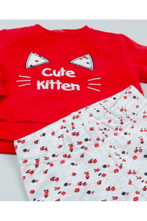 Conjunto Leggins 2p Rojo