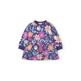 Vestido Felpa Flores