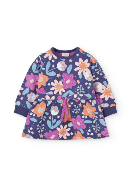 Vestido Felpa Flores