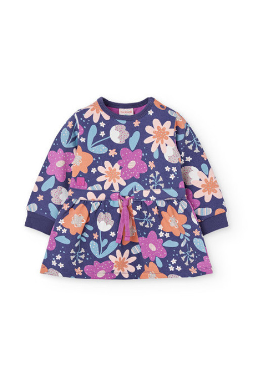 Vestido Felpa Flores