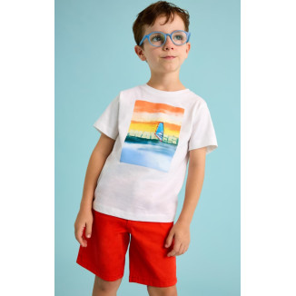 Camiseta M/C Waves Blanco