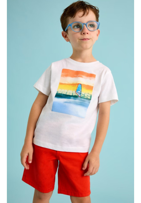 Camiseta M/C Waves Blanco