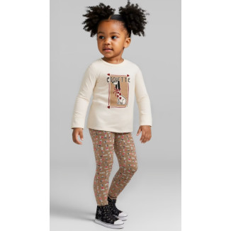 Conjunto Leggings 2p Camel