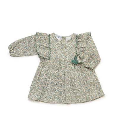 Vestido Floral Verde