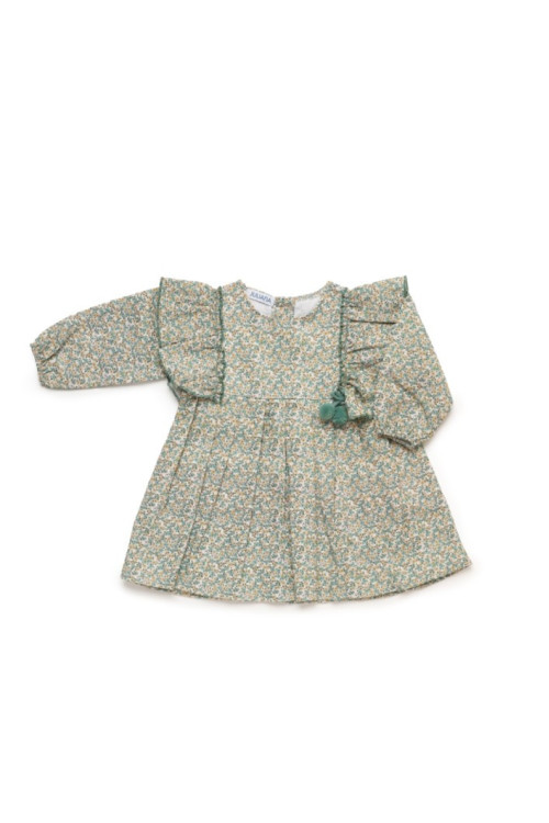 Vestido Floral Verde