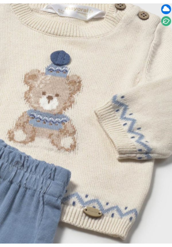 Conjunto 2p Blue Bell Oso