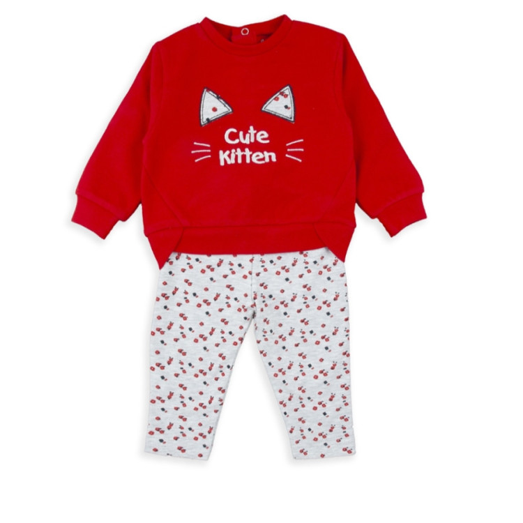 Conjunto Leggins 2p Rojo