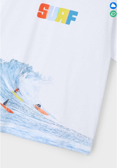 Camiseta M/C Surf Blanco