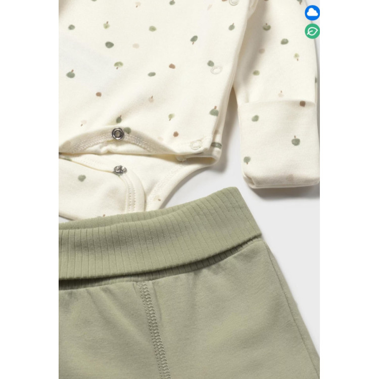 Conjunto 2p Verde/Beige