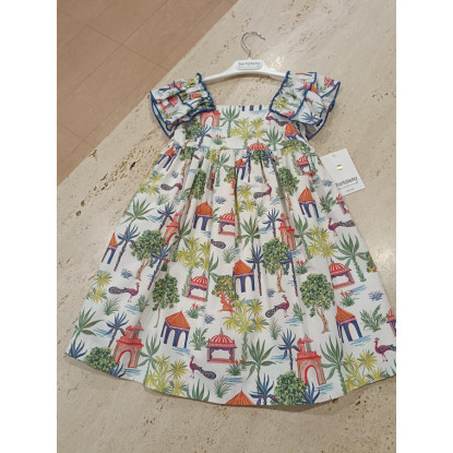Vestido Estampado Pavo Real