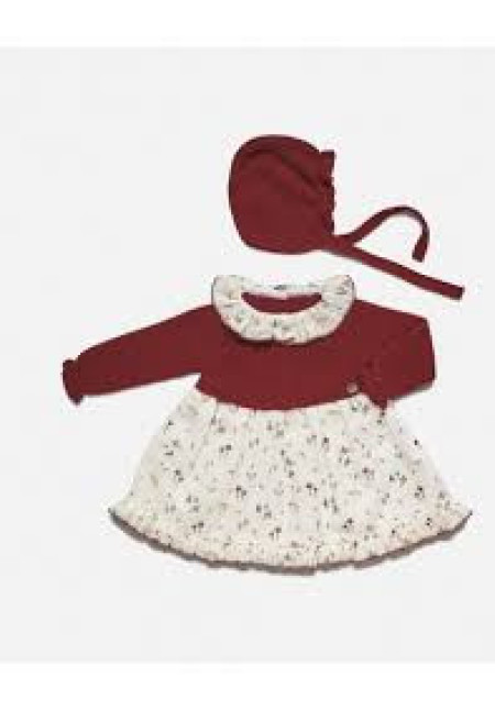 Vestido + Capota Estampado Setas