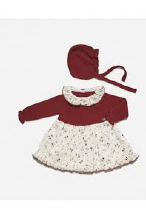 Vestido + Capota Estampado Setas