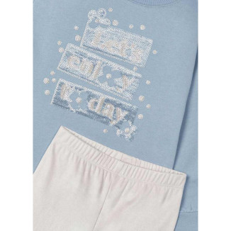 Conjunto Leggins 2p Celeste